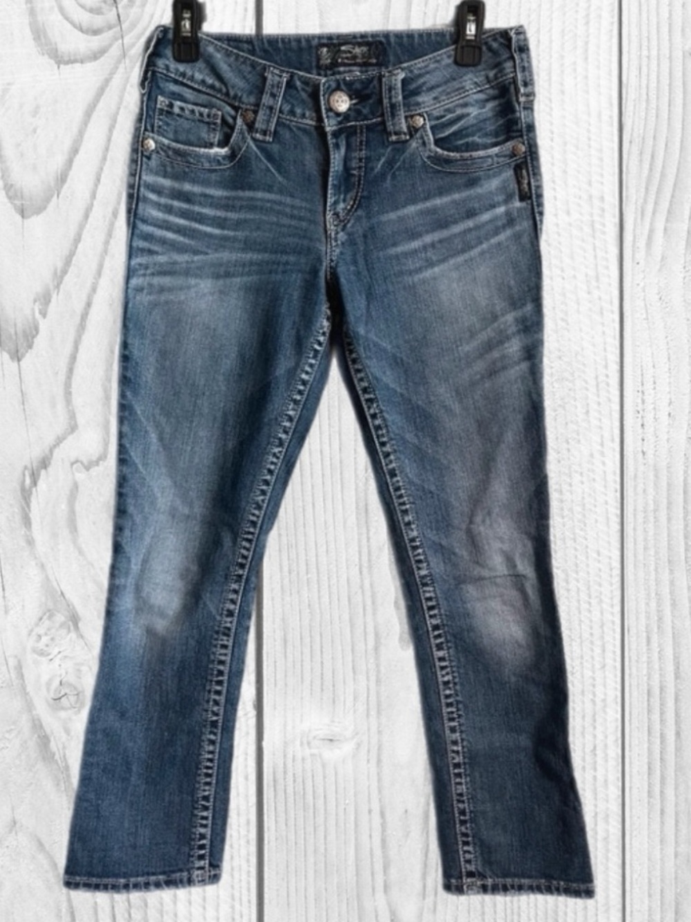 Silver Jeans Women's‎ Suki Capri Jeans Summer size 26